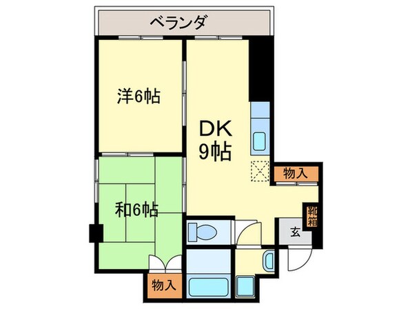 ラ・コルテ長住の物件間取画像